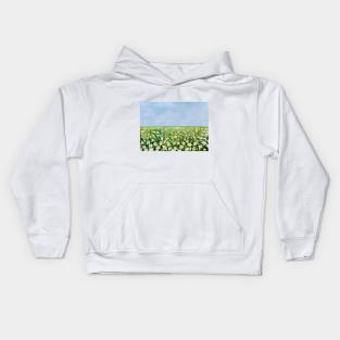 Field of daisies Kids Hoodie